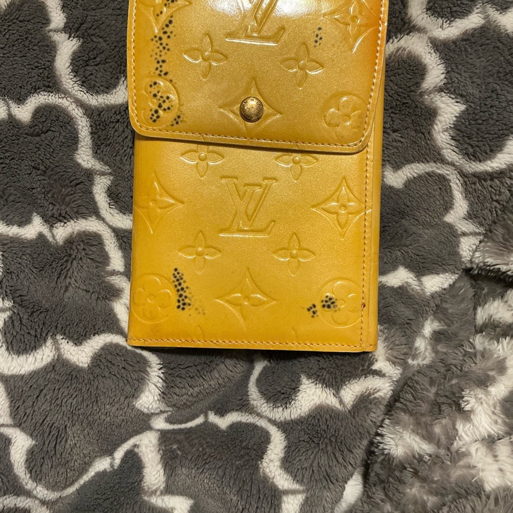 Louis Vuitton Yellow Monogram Wallet (project piece)